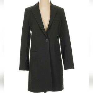 Zara x Charlotte Gainsbourg Long Black Blazer Size XS